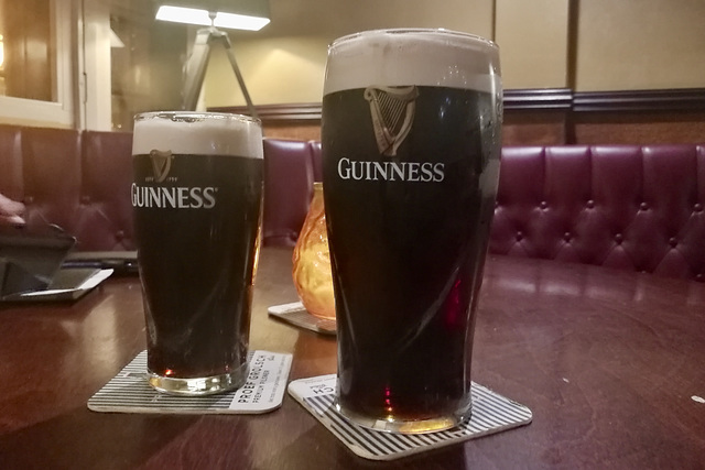 Small and big Guinness
