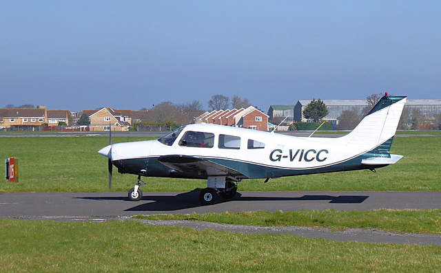 G-VICC at Solent Airport - 28 February 2021