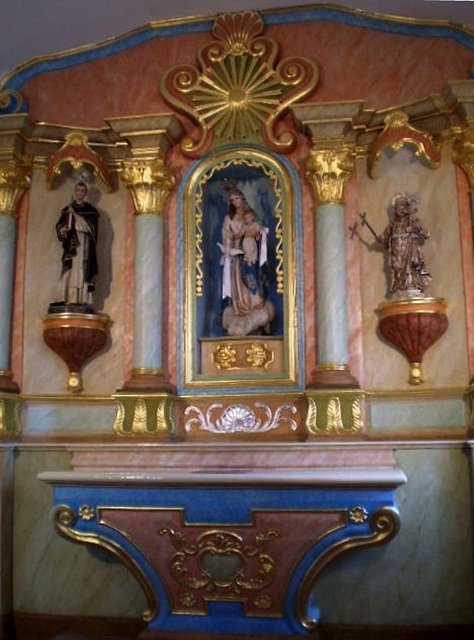 Restored altar.