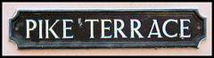Pike Terrace sign
