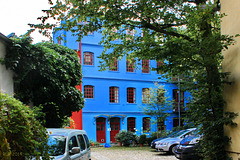 Hamburg, ein blaues Haus