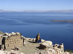 Lac Titicaca : Contemplation