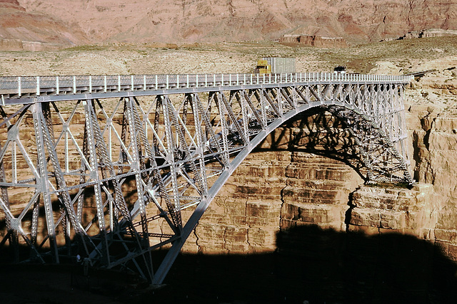 The original bridge over the Colorado River