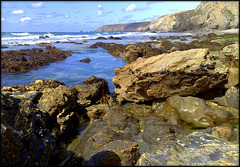 Cornish coast at Porthtowan