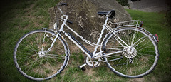 la bicicleta y la piedra