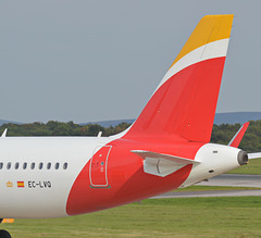 Tails of the airways.  Iberia Express.
