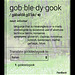 Gobbledygook / Gobbledegook