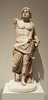 Marble Poseidon from the Great Altar of Zeus at Pergamon in the Metropolitan Museum of Art, July 2016