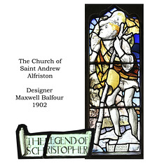 Alfriston St Andrew -  St Christopher  - by Maxwell Balfour 1902