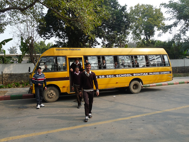 Delhi- Cheerful Schoolboys