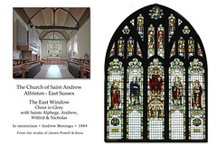 Alfriston St Andrew East window  James Powell 1884