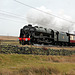 Stanier LMS class 7P Royal Scot 46100 ROYAL SCOT at Salterwath with 1Z20 05.50 Rugby - Carlisle at Salterwath 11th February 2023.