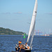 Sailing auf der Elbe bei Blankenese