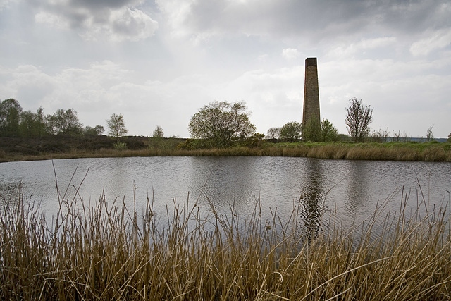 Stone Edge reservoir and chimney