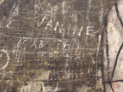 Detail of Wall with Inscriptions by Dubuffet in the Museum of Modern Art, May 2010