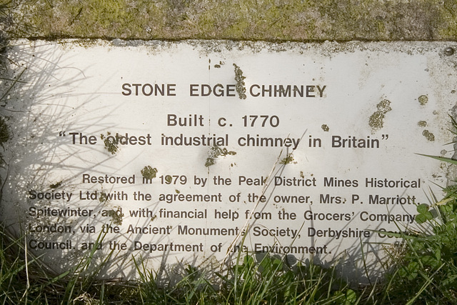 Stone Edge information plate