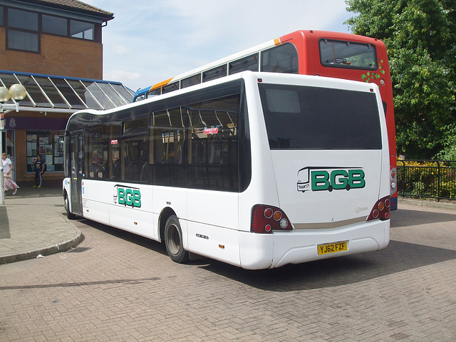 DSCF4542 Big Green Bus Company YJ62 FZF in Newmarket bus station - 22 Jul 2016
