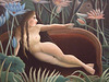 Detail of The Dream by Rousseau in the Museum of Modern Art, March 2010