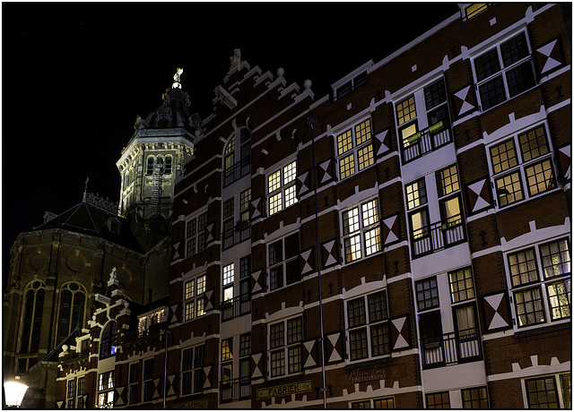 Verffabriek Vettewinkel aan de Oudezijds Kolk te Amsterdam