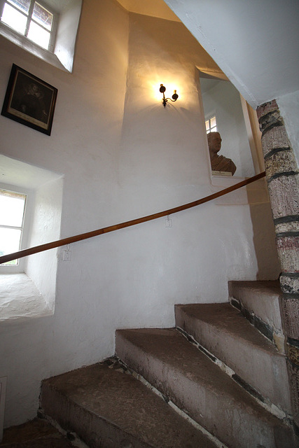 Staircase, Traquir House, Borders, Scotland