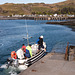 The Easdale Ferry docking at Easdale