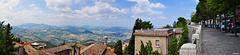 Blick von San Marino zu den Apenninen (© Buelipix)