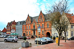Glückstadt, Marktplatz mit Rathaus