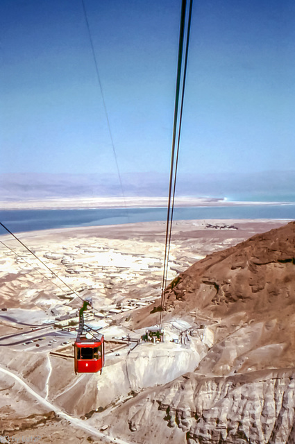The Dead Sea from Massada - Oct. 1975 (135°)
