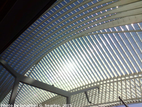 Liege-Guillemins Station Roof, Liege, Belgium, 2015