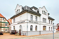 Neustadt-Glewe, früher Post - heute Eiscafé