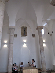 Interior of the former 15th century synagogue.