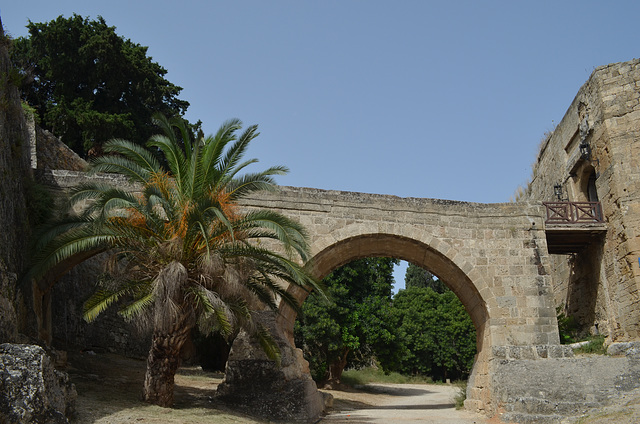 The Fortress of Rhodes, St. Athanasious Bridge and Gate