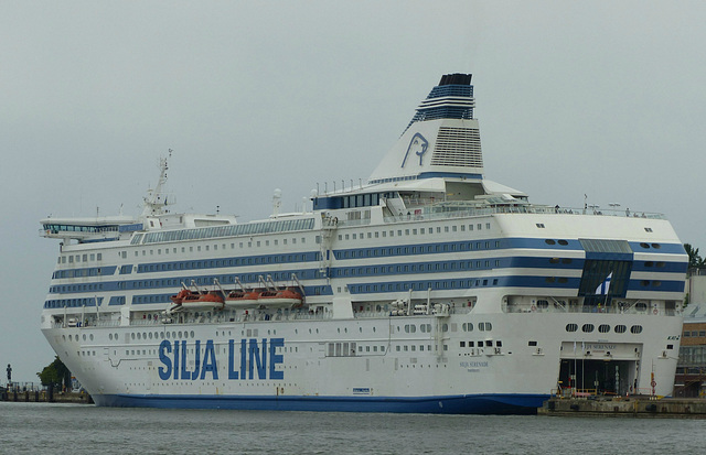 Silja Serenade at Helsinki (1) - 1 August 2016