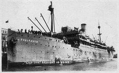 Troopship Zeelandia, "Ship That Brought Us Home", First World War