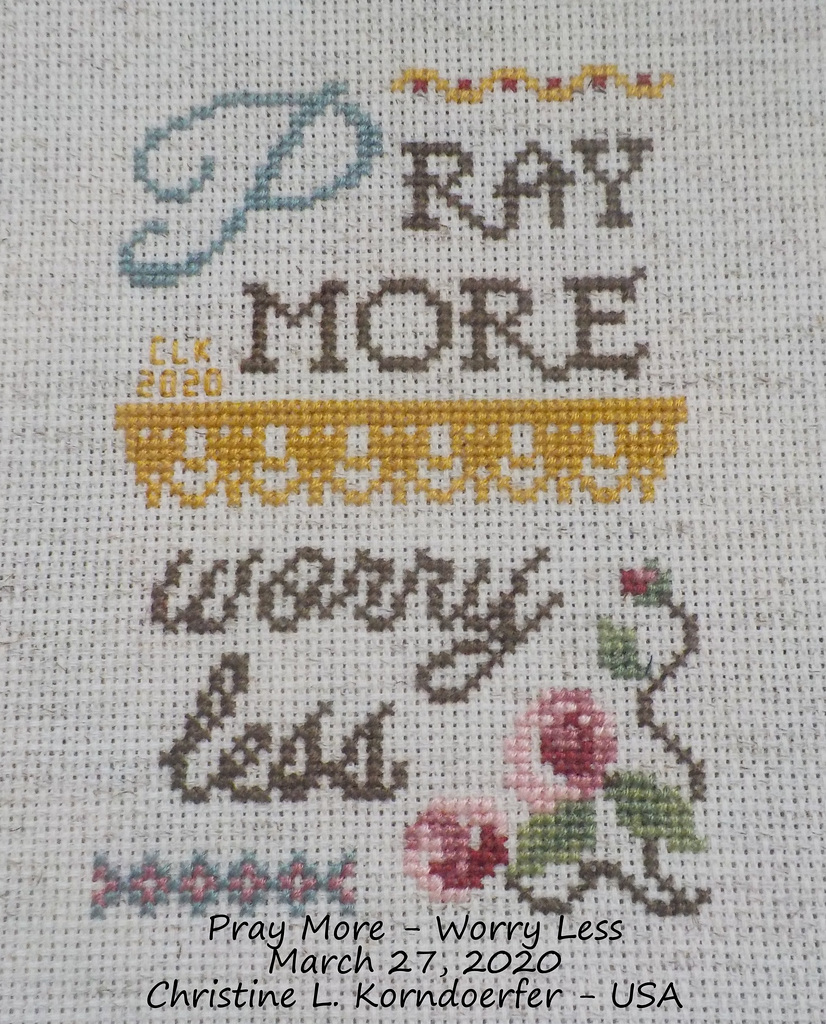 Pray More-Worry Less - Mar 27, 2020