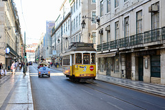Lisbon 2018 – Eléctrico 548 riding towards the Praça da Figueira