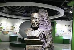 Busto de L.L. Zamenhof en Esperanto-Muzeo en Zaozhuang, Ĉinio