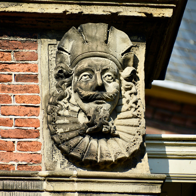 Woerden 2017 – Ornamental head on the former City Hall