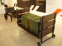 Luggage carts.