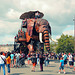 île de Nantes, les machines, l'éléphant sort tous les jours