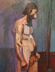 Detail of Male Model by Matisse in the Museum of Modern Art, August 2010