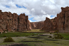 Bolivia, Catal River Valley, Entrance to the Canyon