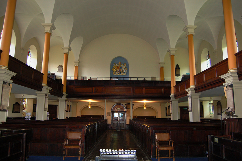 West Gallery, St Paul's Church, St Paul's Square, Birmingham, West Midlands