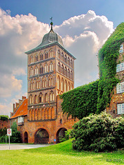 Lübeck, Burgtor (Feldseite)