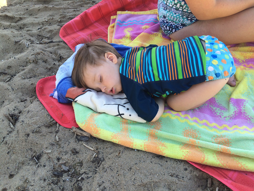 Sleepy Beach Baby