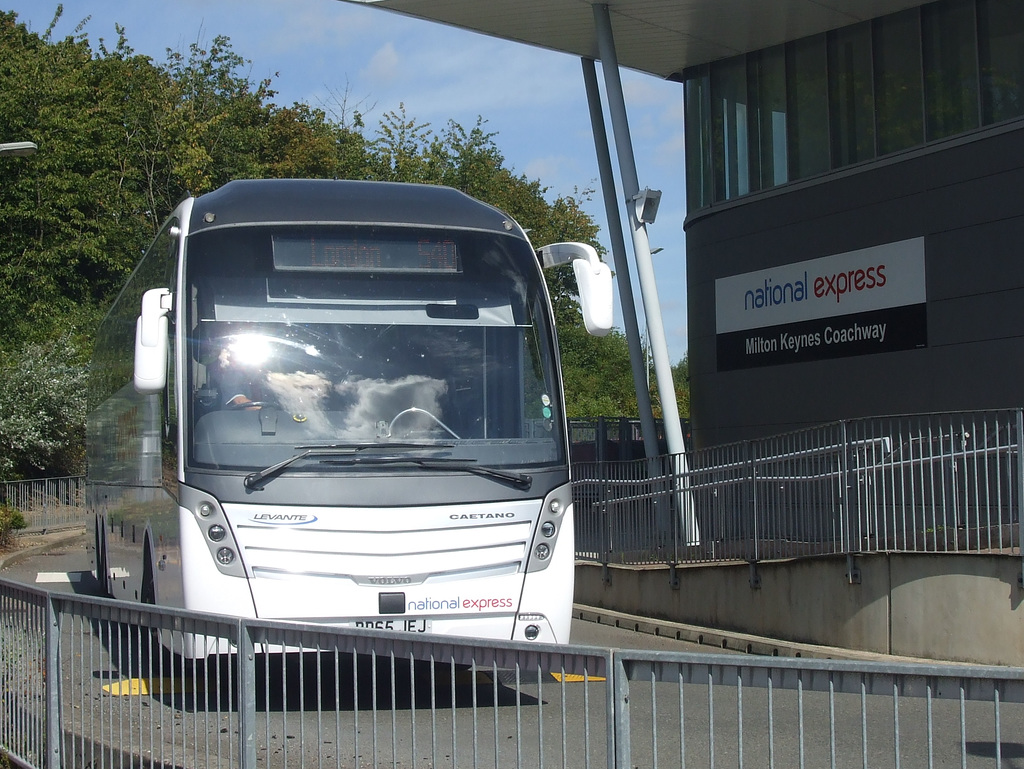 DSCF5003 Selwyns Travel BD65 JEJ (National Express contractor) at Milton Keynes - 1 Sep 2016