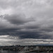 gray sky over portland