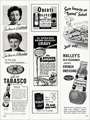 B&W Condiment Ads, 1950-1951