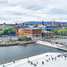 Blick vom Dach des Neuen Opernhauses in Oslo