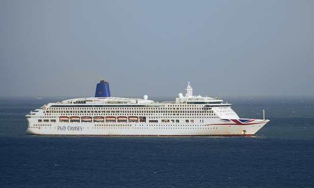 P&O Aurora off Bournemouth - 5 July 2020